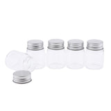 5Pcs Refillable Glass Makeup Bottles Cosmetic Pills Storage Containers 30ml