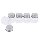 5Pcs Refillable Glass Makeup Bottles Cosmetic Pills Storage Containers 25ml