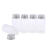 Max Maxb 5Pcs Refillable Glass Makeup Bottles Cosmetic Pills Storage Containers 55ml