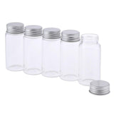Max Maxb 5Pcs Refillable Glass Makeup Bottles Cosmetic Pills Storage Containers 55ml