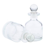 2Pcs Empty Fragrance Glass Diffuser Bottles Jars for DIY Essential Oil Scent 130ml