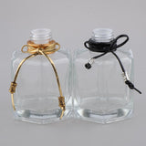 2Pcs 100ml Fragrance Glass Diffuser Bottles for DIY Craft Reed Essential Oil Black