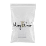 Max Maxb Square 50ml Empty Perfume Bottle Transparent Glass Golden Lid