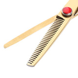 Max Maxb Stainless Steel Hair Cutting Scissors Shear for Stylist Barber Toothed Slice