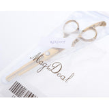 Max Maxb Stainless Steel Hair Cutting Scissors Shear for Stylist Barber Toothed Slice