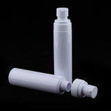 Max Maxb 6pcs PET Empty Spray Pump Bottle Riffilable Cosmetic Bottles Set White 100ml