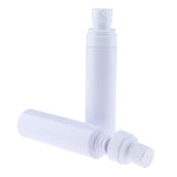 Max Maxb 6pcs PET Empty Spray Pump Bottle Riffilable Cosmetic Bottles Set White 100ml