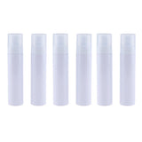 Max Maxb 6pcs PET Empty Spray Pump Bottle Riffilable Cosmetic Bottles Set White 100ml