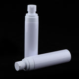 Max Maxb 6pcs PET Empty Spray Pump Bottle Riffilable Cosmetic Bottles Set White 100ml