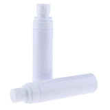 Max Maxb 6pcs PET Empty Spray Pump Bottle Riffilable Cosmetic Bottles Set White 100ml