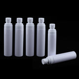 Max Maxb 6pcs PET Empty Spray Pump Bottle Riffilable Cosmetic Bottles Set White 100ml