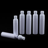 Max Maxb 6pcs PET Empty Spray Pump Bottle Riffilable Cosmetic Bottles Set White 100ml