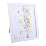 Max Wood Frame False Eyelash Storage Case Lash Extension Organizer Display Stand A Style