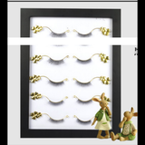 Max Wood Frame False Eyelash Storage Case Lash Extension Organizer Display Stand F Style