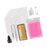 Max Eyelash Extension Training Supply Starters Lash Grafting Practice Set Pink