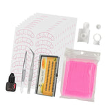 Max Eyelash Extension Training Supply Starters Lash Grafting Practice Set Pink