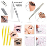 Max Eyelash Extension Training Supply Starters Lash Grafting Practice Set Pink