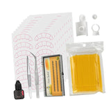 Max Eyelash Extension Training Supply Starters Lash Grafting Practice Set Yellow