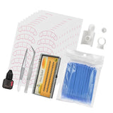 Max Eyelash Extension Training Supply Starters Lash Grafting Practice Set Blue