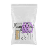 Max 11pcs Eyelash Extension Set-Eyelash Pads/Tweezer/Lashes/Curler/Lash Holder Purple