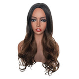 Max Ombre Middle Part 22" Long Wavy Synthetic Fiber Wigs for Women 5 Styles 01