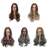 Max Ombre Middle Part 22" Long Wavy Synthetic Fiber Wigs for Women 5 Styles 01