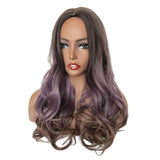 Max Ombre Middle Part 22" Long Wavy Synthetic Fiber Wigs for Women 5 Styles 03