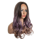 Max Ombre Middle Part 22" Long Wavy Synthetic Fiber Wigs for Women 5 Styles 03