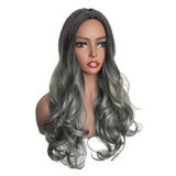 Max Ombre Middle Part 22" Long Wavy Synthetic Fiber Wigs for Women 5 Styles 04