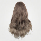 Max Maxb Gradient Middle Part Long Curly Hair Synthetic Wigs Women light brown ombre