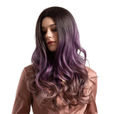 Max Maxb Ombre Color Middle Part 22" Long Wavy Synthetic Hair Wigs Women 5 Styles C
