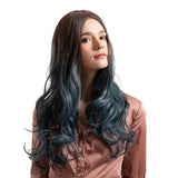 Max Maxb Ombre Color Middle Part 22" Long Wavy Synthetic Hair Wigs Women 5 Styles E