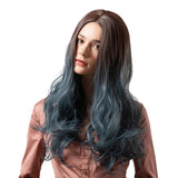 Max Maxb Ombre Color Middle Part 22" Long Wavy Synthetic Hair Wigs Women 5 Styles E