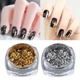 Nail Art Mirror Powder Glitter Sequin Paillette Eye Hair Body Flakes Golden