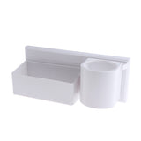 Maxbell Wall Mount Hair Dryer Storage Organizer Rack Shelf Holder Hanger No-punching