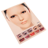 Maxbell Colorful Practice Skin for Permanent Makeup Eyebrow Lip Tattoo Training