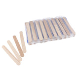 Maxbell 100Pcs Wax Applicator Spatula Applicator Wood Hair Remove Waxing Craft Stick