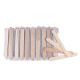 Maxbell 100Pcs Wax Applicator Spatula Applicator Wood Hair Remove Waxing Craft Stick