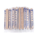 Maxbell 100Pcs Wax Applicator Spatula Applicator Wood Hair Remove Waxing Craft Stick