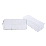 Maxbell Dustproof Acrylic Makeup Cotton Pad Swab Storage Case Jewelry Cosmetic Box