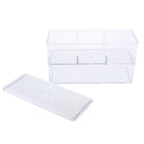 Maxbell Dustproof Acrylic Makeup Cotton Pad Swab Storage Case Jewelry Cosmetic Box