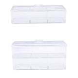 Maxbell Dustproof Acrylic Makeup Cotton Pad Swab Storage Case Jewelry Cosmetic Box