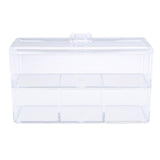 Maxbell Dustproof Acrylic Makeup Cotton Pad Swab Storage Case Jewelry Cosmetic Box