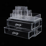 Maxbell Clear Acrylic Makeup Cosmetic Lipstick Holder Organizer Jewelry Storage Box