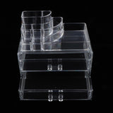 Maxbell Clear Acrylic Makeup Cosmetic Lipstick Holder Organizer Jewelry Storage Box