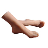 1Pair Mannequins Female Feet Model Display Foot for Jewelry,Rings,Anklets,Socks,Shoes or Practice Toenails Art,Foot Massage,Foot Supplies