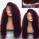 Max Maxb 65cm High Temperature Silk Wig Long Deep Curly Afro Brazilian Wigs Cosplay