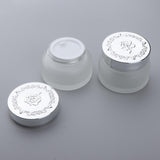 Max 2x Empty Glass Makeup Cream Jar Lotion Bottle Cosmetic Container Filling 50g