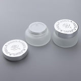 2x Empty Glass Makeup Cream Jar Lotion Bottle Cosmetic Container Filling 30g