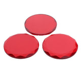 Maxbell 3Pcs Adhesive Glue Pallet Stand Crystal Holder Tray for Eyelash Extensions Red
